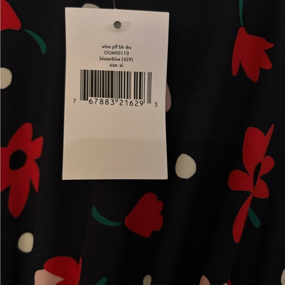 Kate Spade Floral Dress - Red and Black, NWT! - Picture 2 of 2